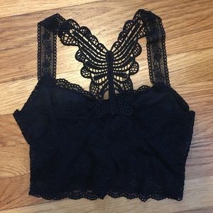 🌱Black Butterfly Bralette🌱